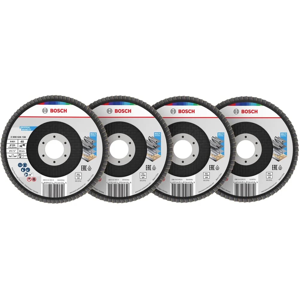 Bosch Power Tools X451 Fächerschleifscheiben 2608626160