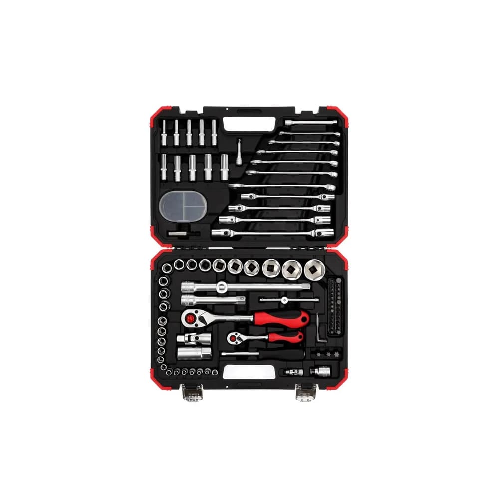 R46003092 Socket Set 1/4" + 1/2" - 92 pieces