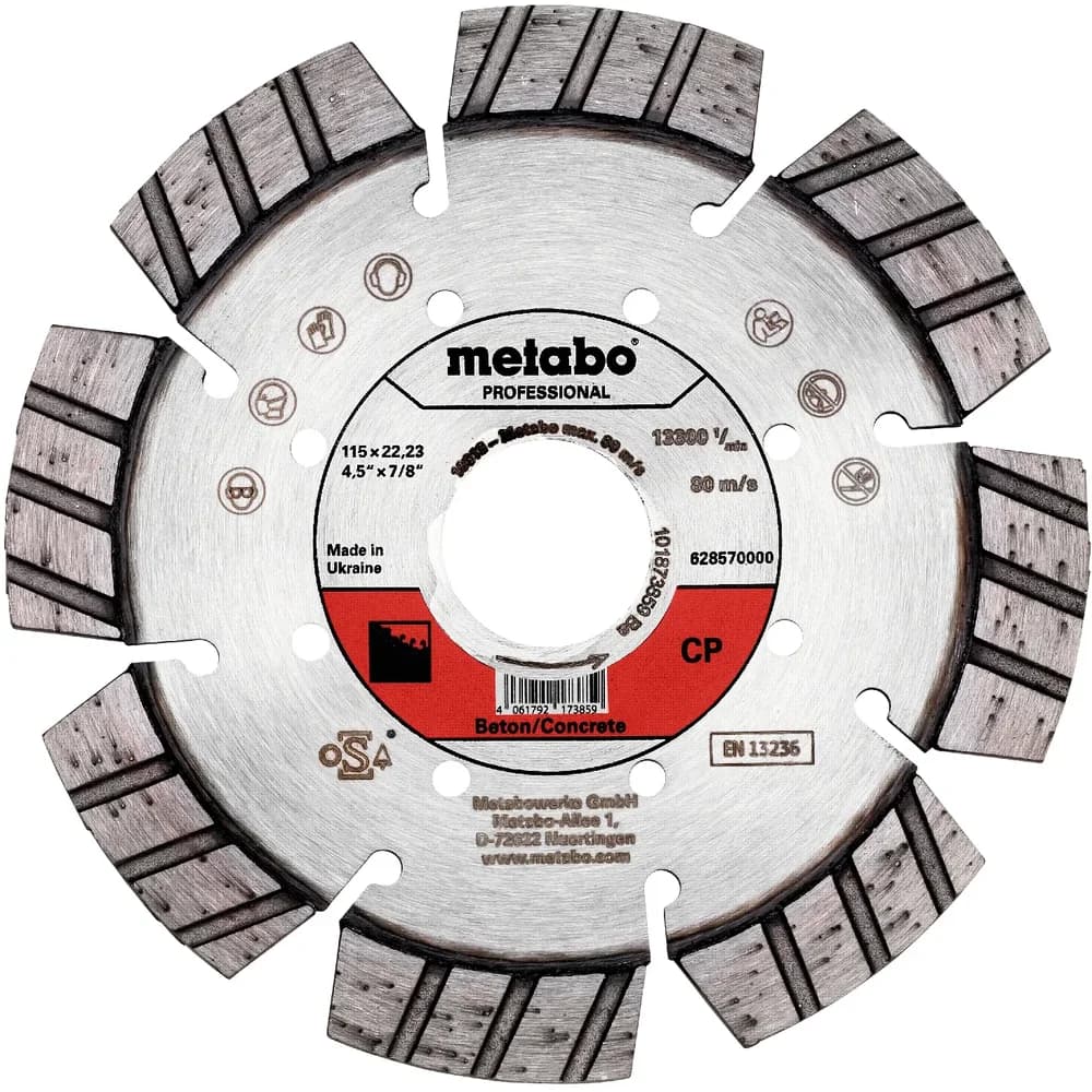 Metabo Diamanttrennscheibe 115x22,23mm"CP"Beton "professional"