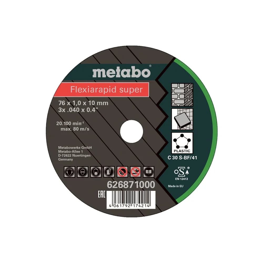 Metabo 5 Flexiarapid Super 76x1,0x10,0 mm Universal