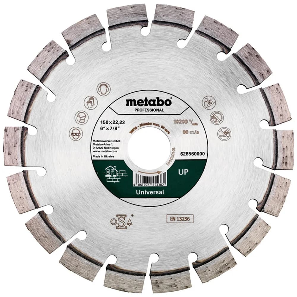 Metabo Diamanttrennscheibe 150x22,23mm"UP"Universal "professional"