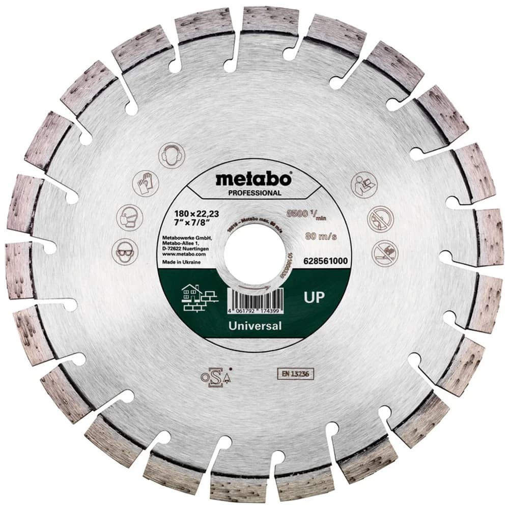Metabo Diamanttrennscheibe 180x22,23mm"UP"Universal "professional"