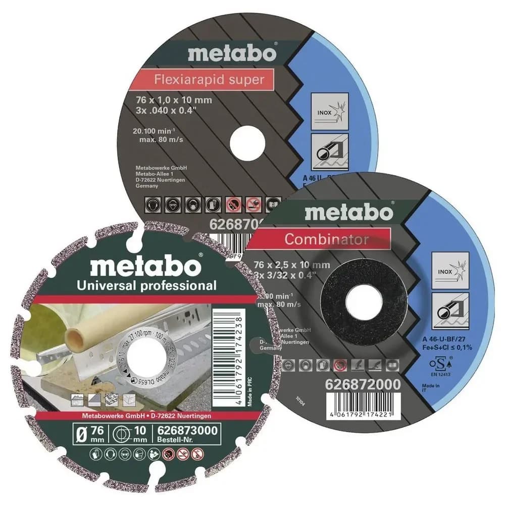 metabo Trennscheibe Starterset Ø 76 mm 626879000