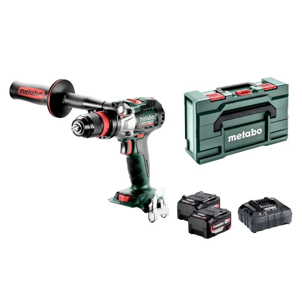 Metabo Akku-Schlagbohrschrauber SB 18 LTX BL Q I metaBOX 145 L; 18V 2x5.2Ah Li-Power + ASC 55