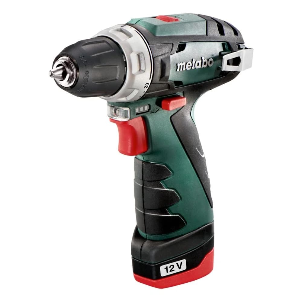 METABO Akku-Bohrschrauber »PowerMaxx BS Basic«, 12 V, 2x2Ah Li-Power - gruen