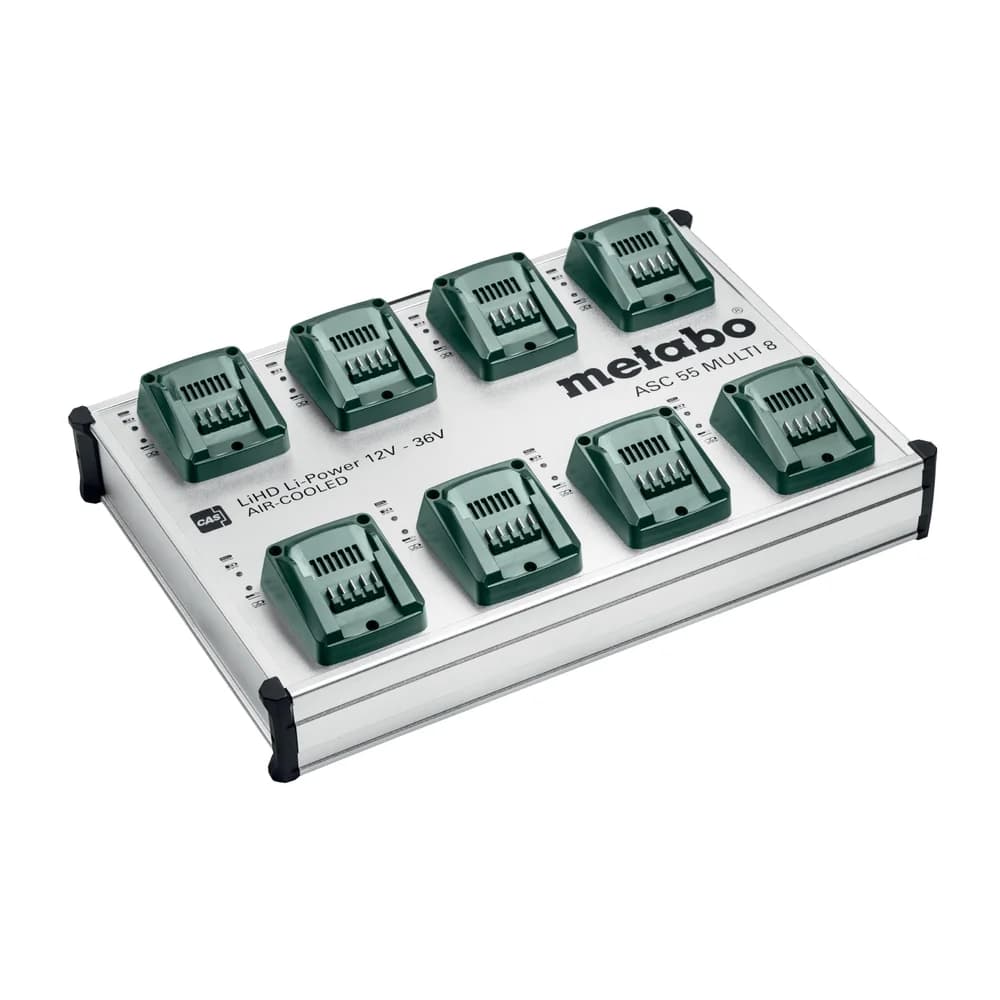 Metabo Schnellladestation ASC 55 MULTI 8, 12-36V Ladestation (627093000)