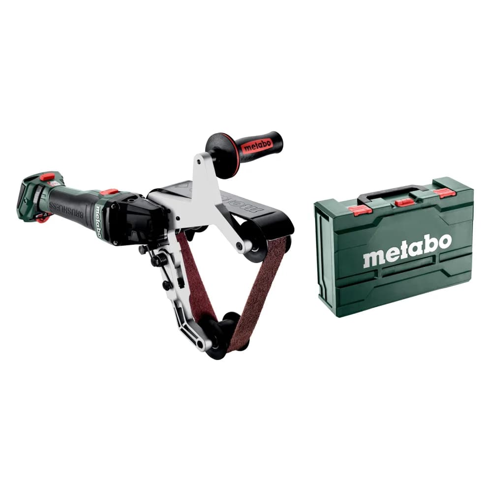 Metabo Akku-Rohrbandschleifer RBVB 18 LTX BL 180 (601768840), metaBOX 185 XL