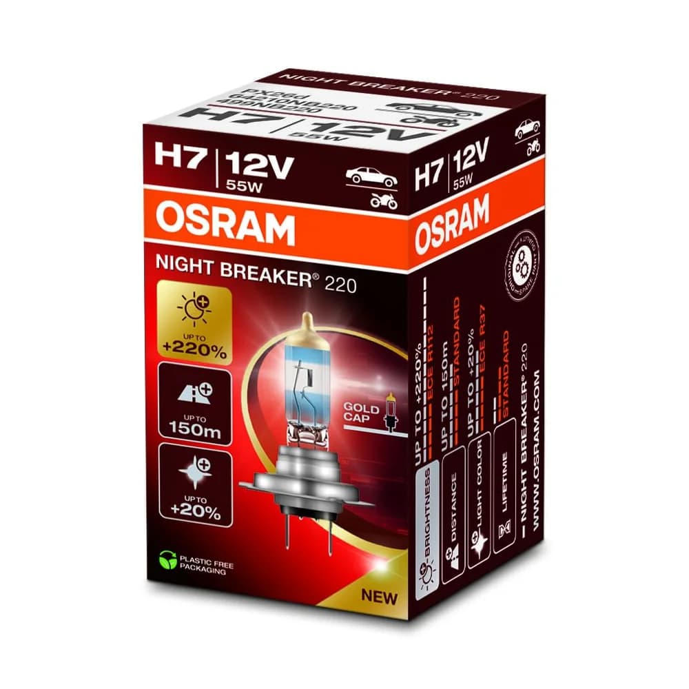 Osram H7 NIGHT BREAKER 220 [Hersteller-Nr. 64210NB220]