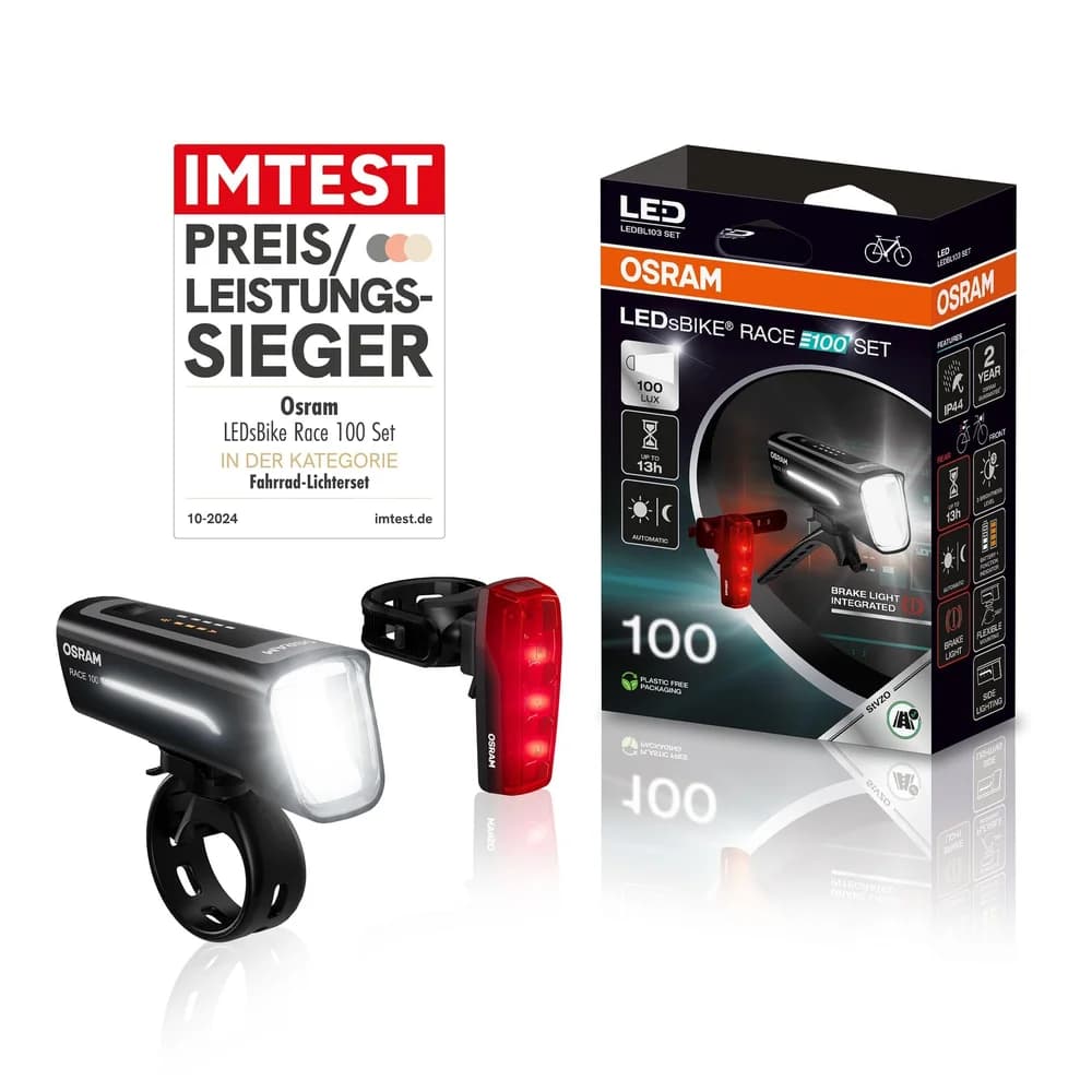 Osram Leuchten-Set LEDs Bike Race 100