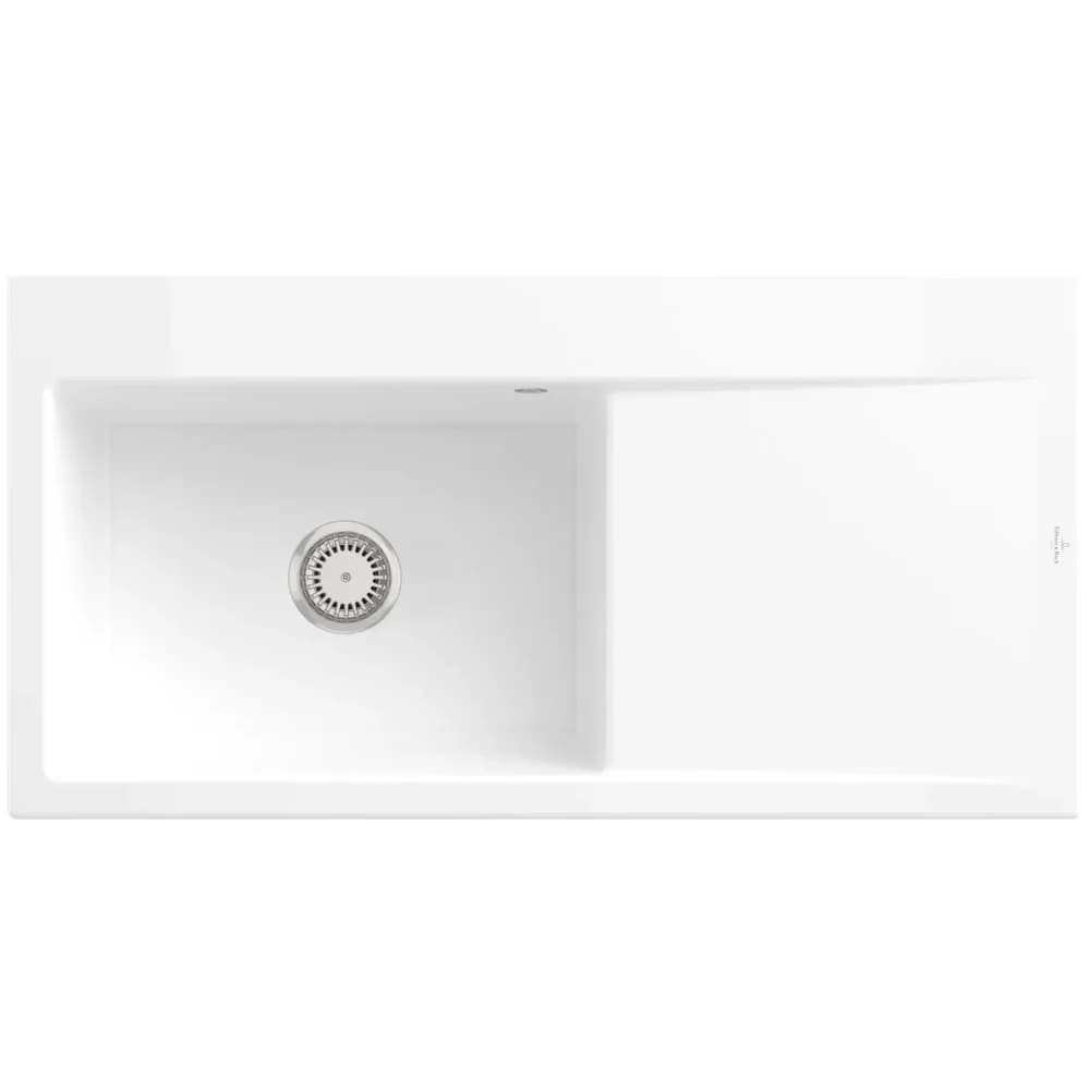 Villeroy & Boch Küchenspüle 3362 01 R1, Rechteckig, 100/22 cm, Becken links