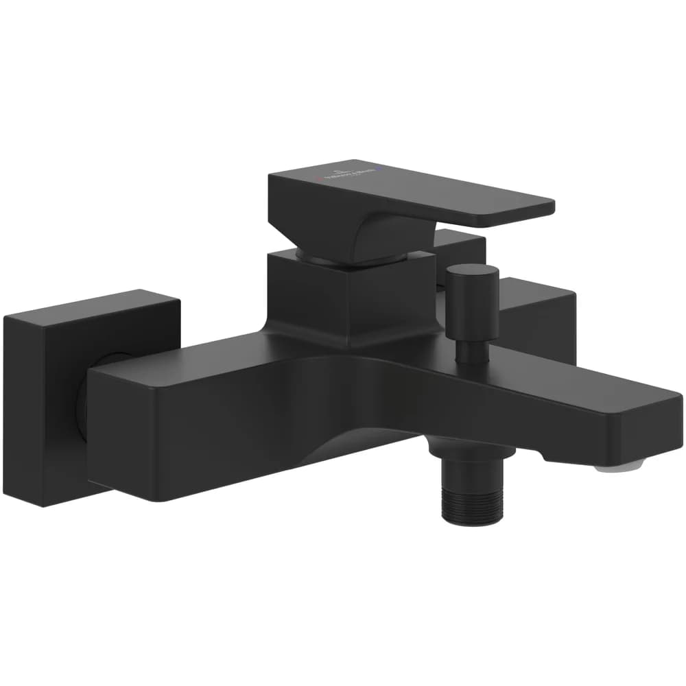 Villeroy & Boch Badewannenarmatur Architectura Square 210x101x198mm Matt Black TVT125001000K5