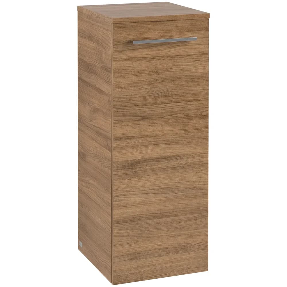 Villeroy & Boch Avento Seitenschrank, 1 Tür, 347 x 888 x 373 mm, Kansas Oak A89500RH