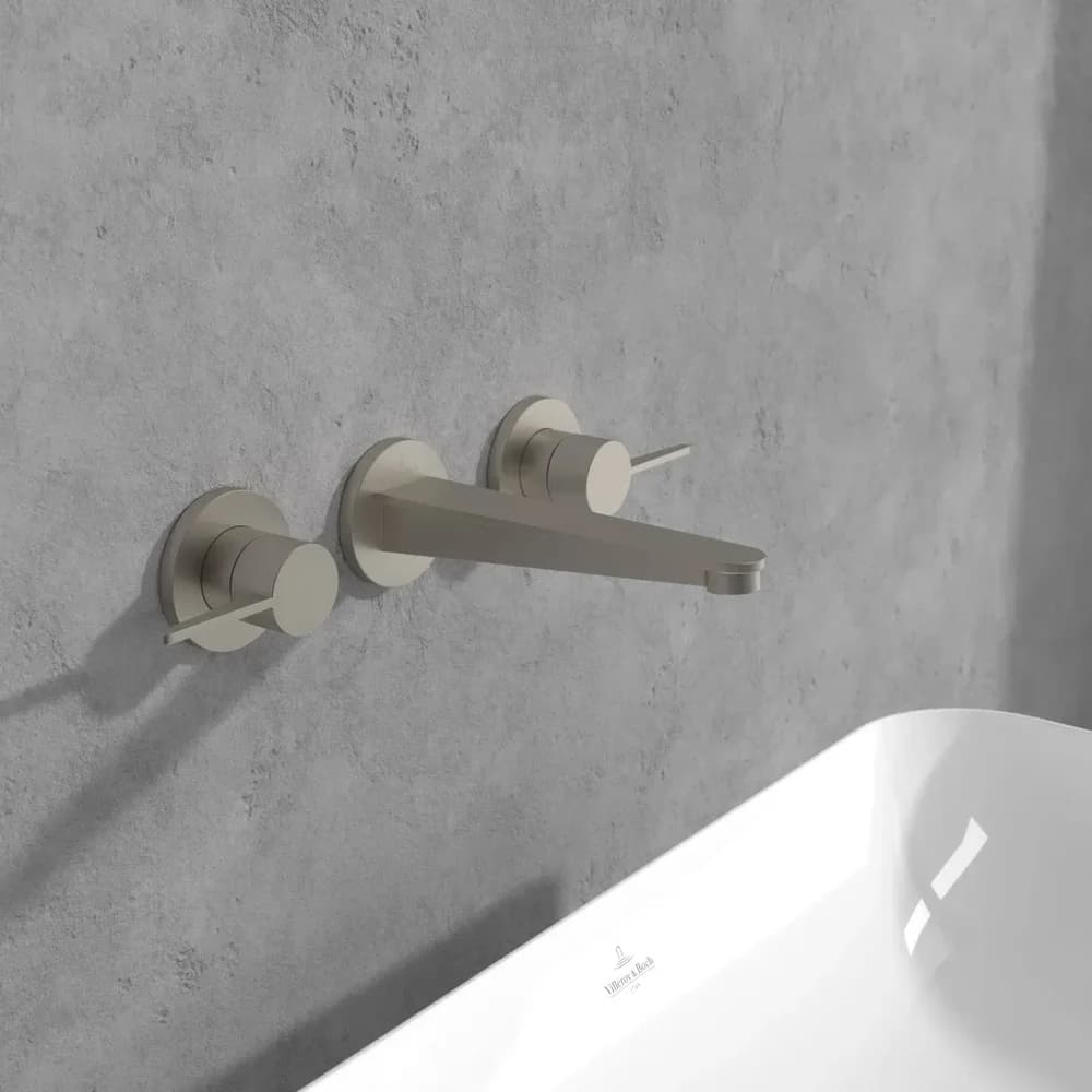 Villeroy & Boch TVW12700200064 Dreiloch-WT-Armatur Conum 335x65x189