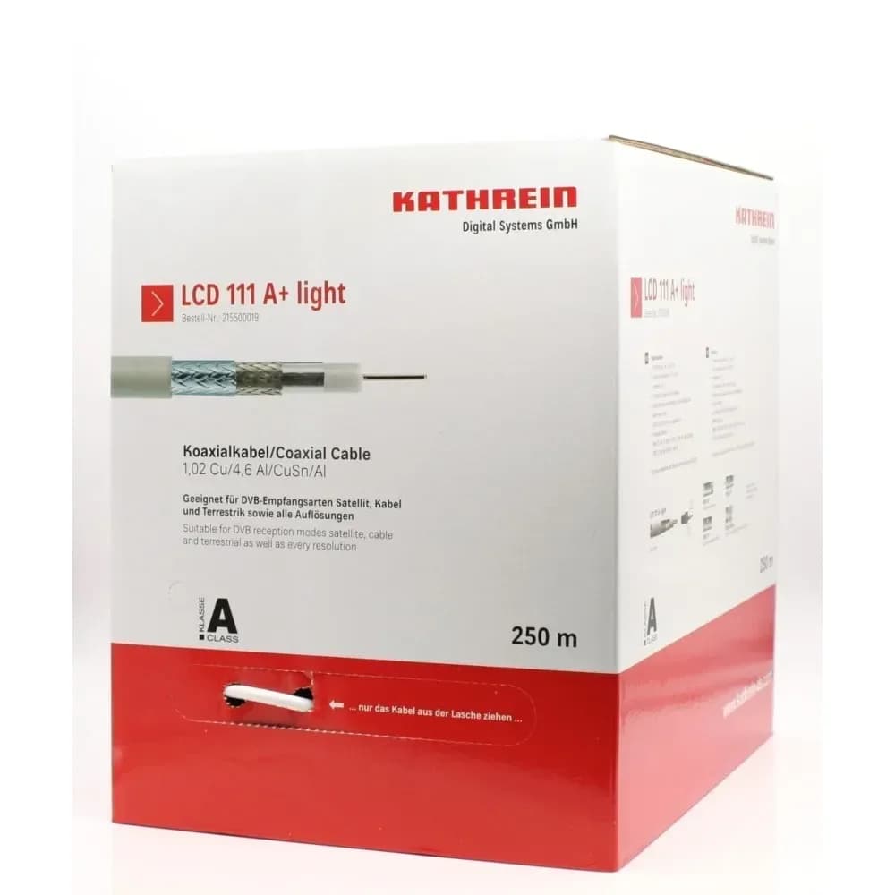 Kathrein Koaxialkabel LCD111A+lig/250m Eca
