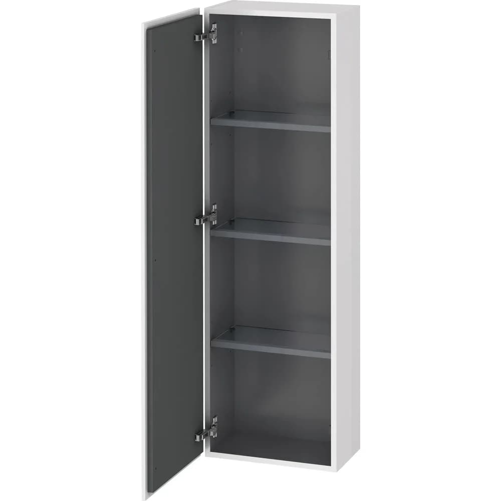 Duravit Halbhochschrank L-Cube 40x24,3x132cm, Tür rechts, Eiche natur