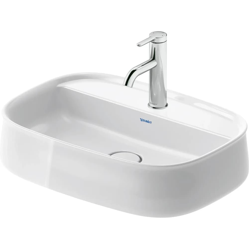 Duravit Zencha Aufsatzbecken Weiß Hochglanz, 550 mm - 2374550071 2374550071