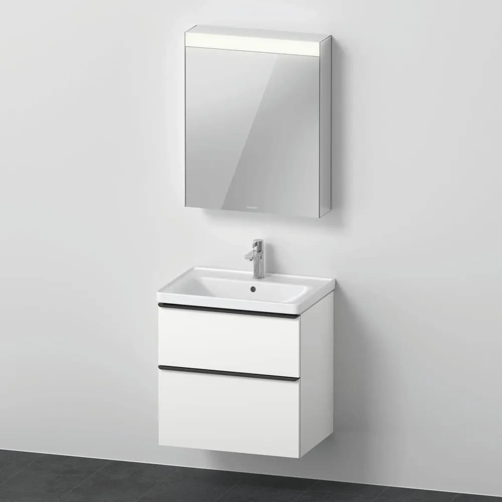 Duravit D-Neo Möbel-Set DE0115R1818 650mm, Anschlag rechts, Weiß Matt