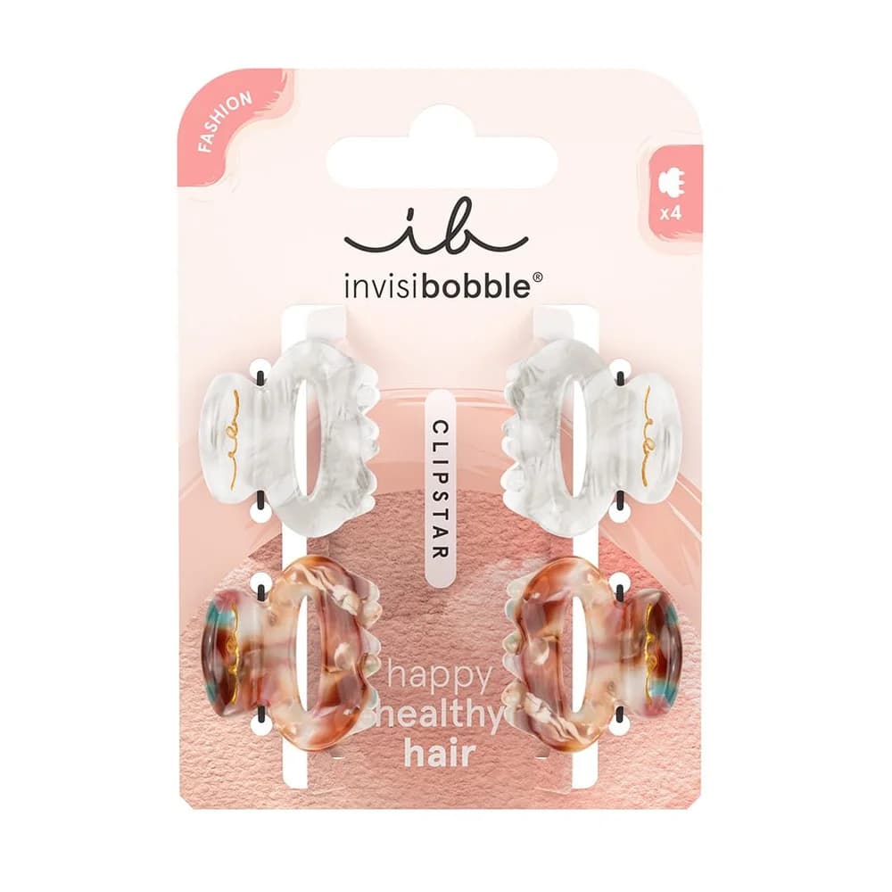 invisibobble Haarklammer Invisibobble Clipstar Petit Bijoux 4st