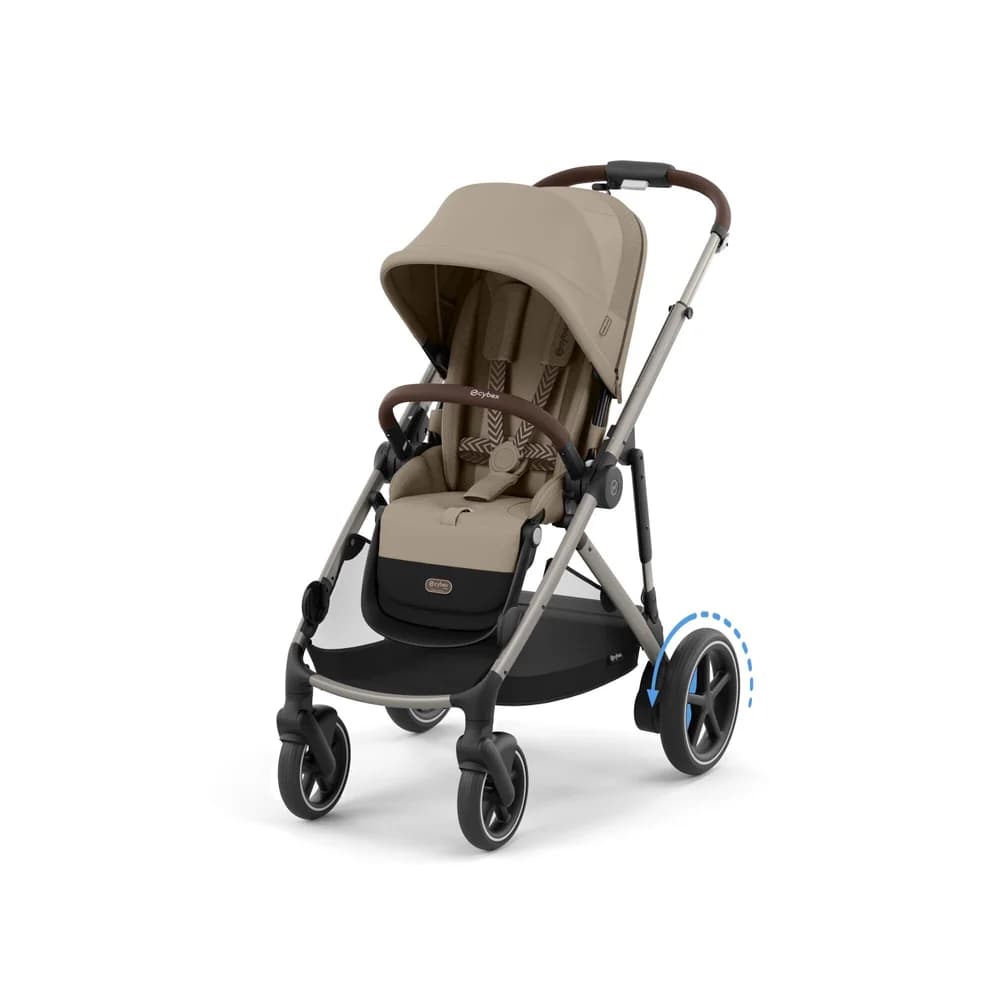 Cybex GOLD Kinderwagen e-Gazelle, natur
