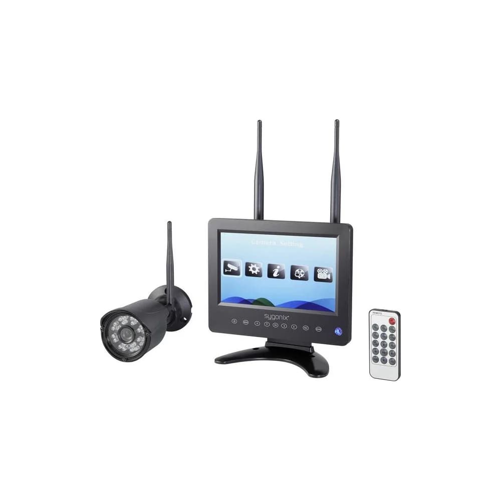 Sygonix Überwachungskamera Sygonix SY-4548736 Funk-Überwachungskamera-Set 4-Kanal mit 1 Kamera 1