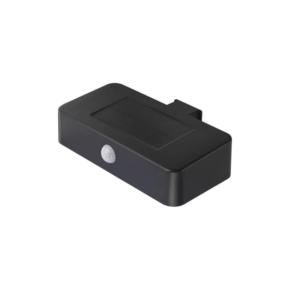 Sygonix SY-4677502 Solar-Außenwandleuchte mit Bewegungsmelder SMD LED 1 W Schwarz - Weiß