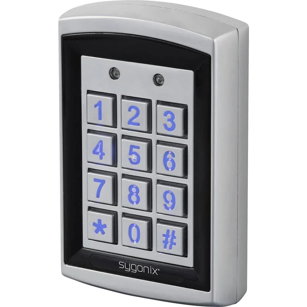 Sygonix Türschließer RFID-/Codeschloss, IP66 SY-6428612, mit beleuchteter Tastatur