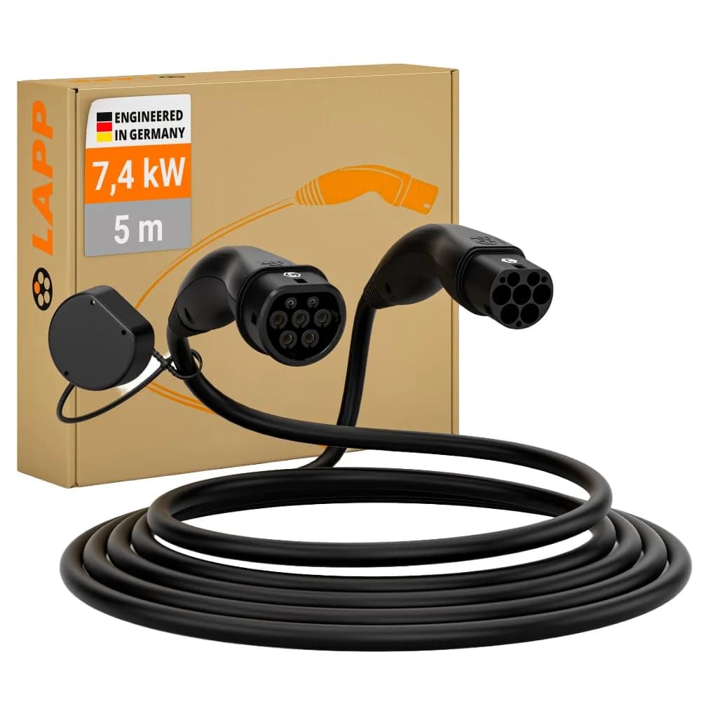 LAPP Ladekabel Helix 5555935002 Typ2 7,4kW 5m schwarz