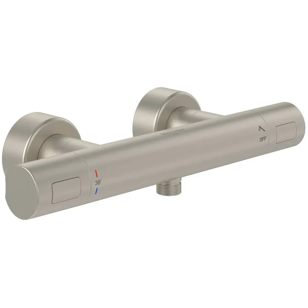 Villeroy & Boch Universal Taps & Fittings Thermostat, Badarmaturen, TVS00001700064, brushed nickel matt