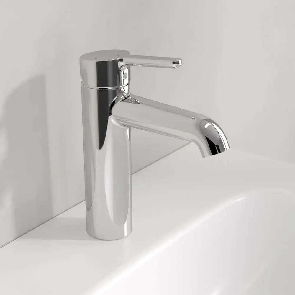 Villeroy & Boch TVW11600200061 Einhebel-Waschtischarmatur Skyla - Silber/Grau
