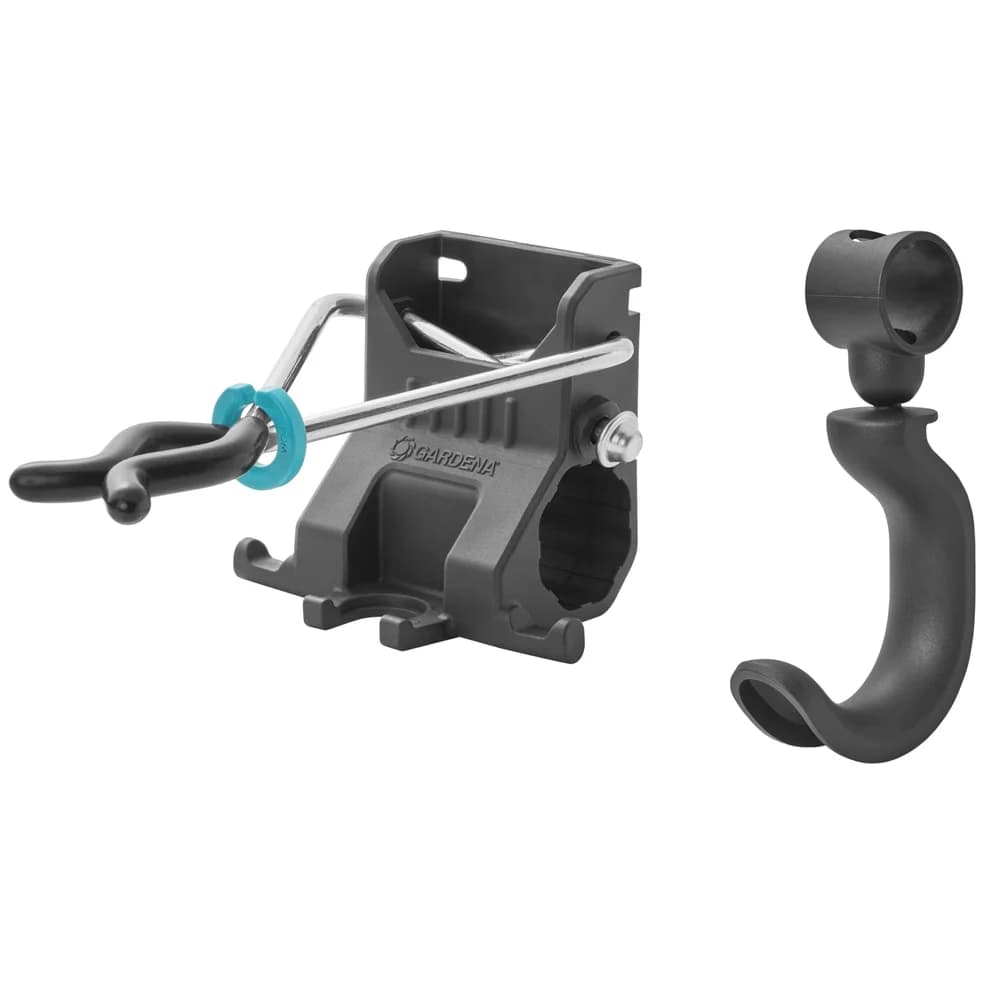 GARDENA Gartengerätehalter 03510-20 Set Einzelhalter & silberfarben