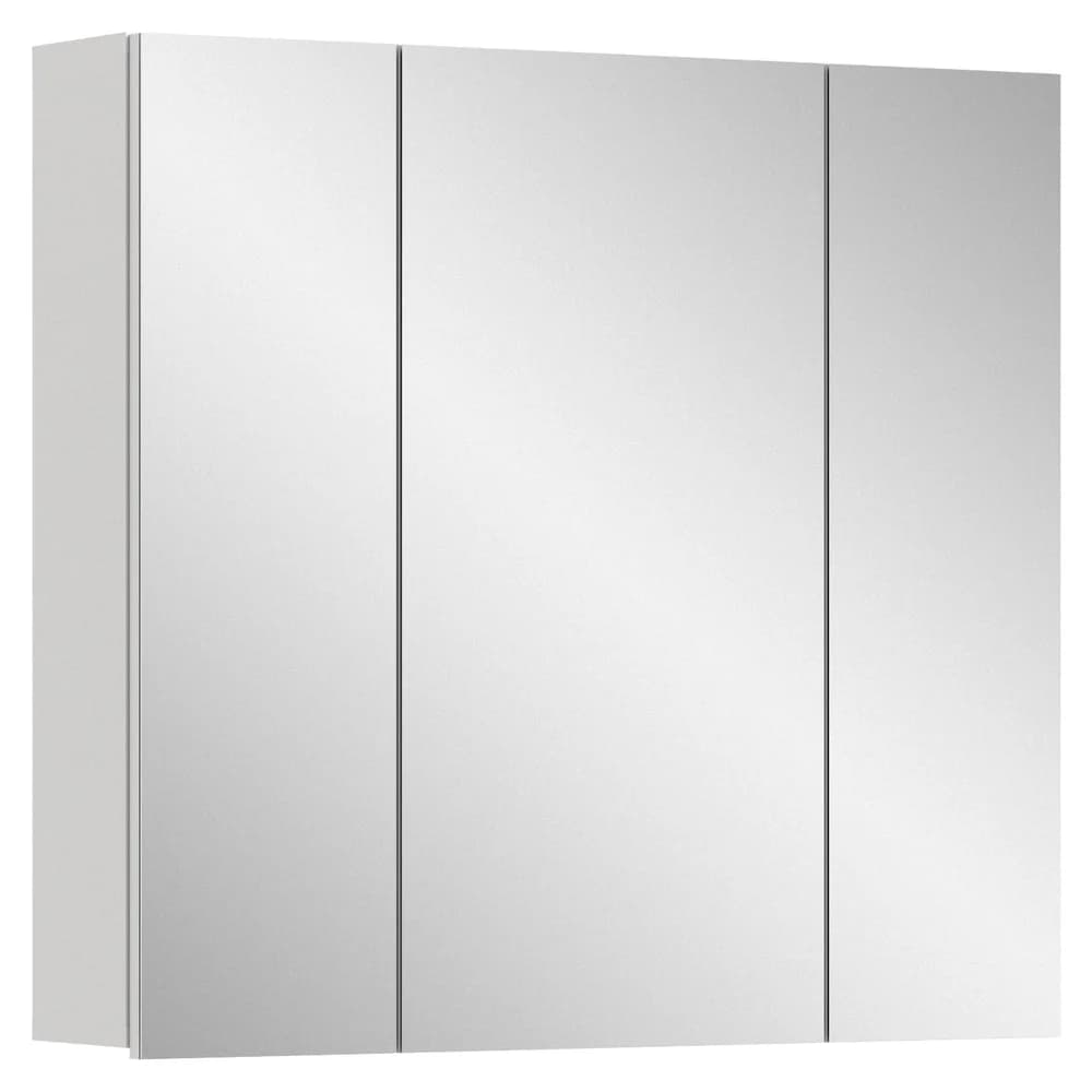 xonox.home Spiegelschrank Vira weiß Melamin 82x77x18 cm - Weiß