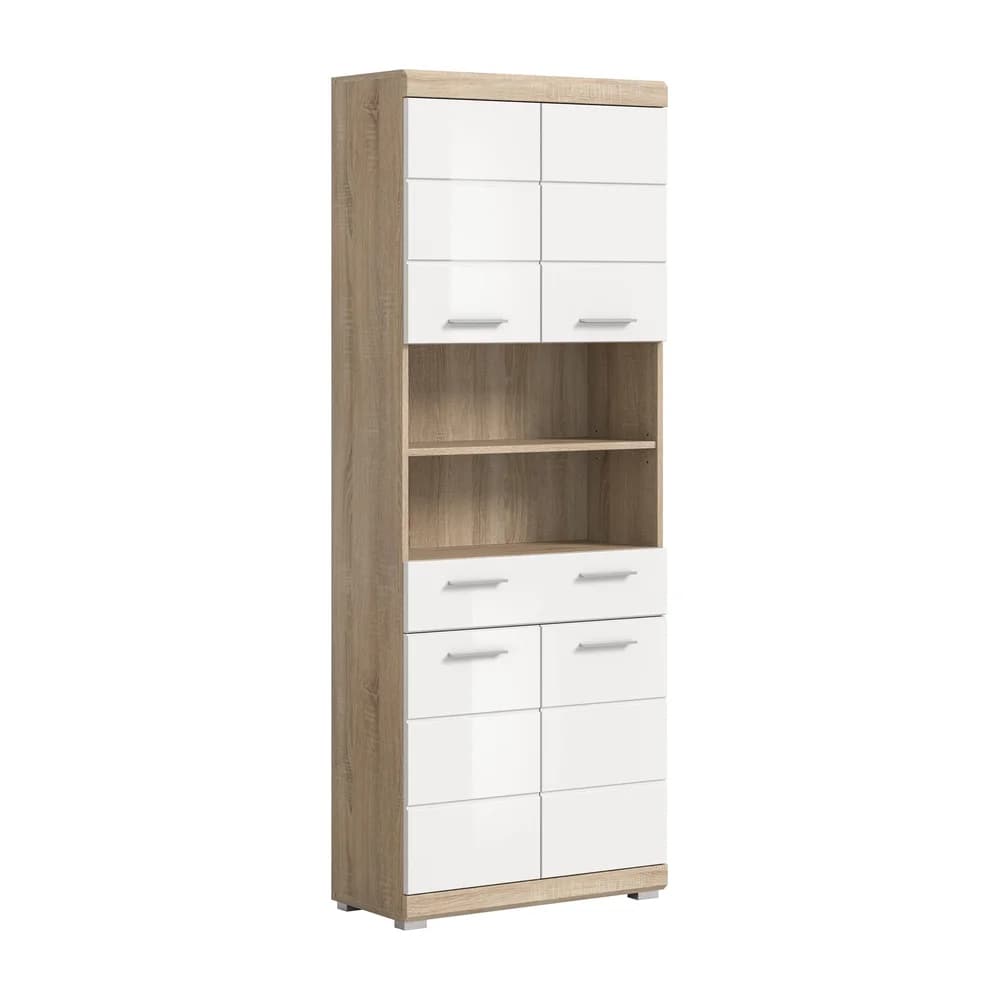 Hochschrank Lambada ca. 74x191 cm Sonom Eiche/Weiß