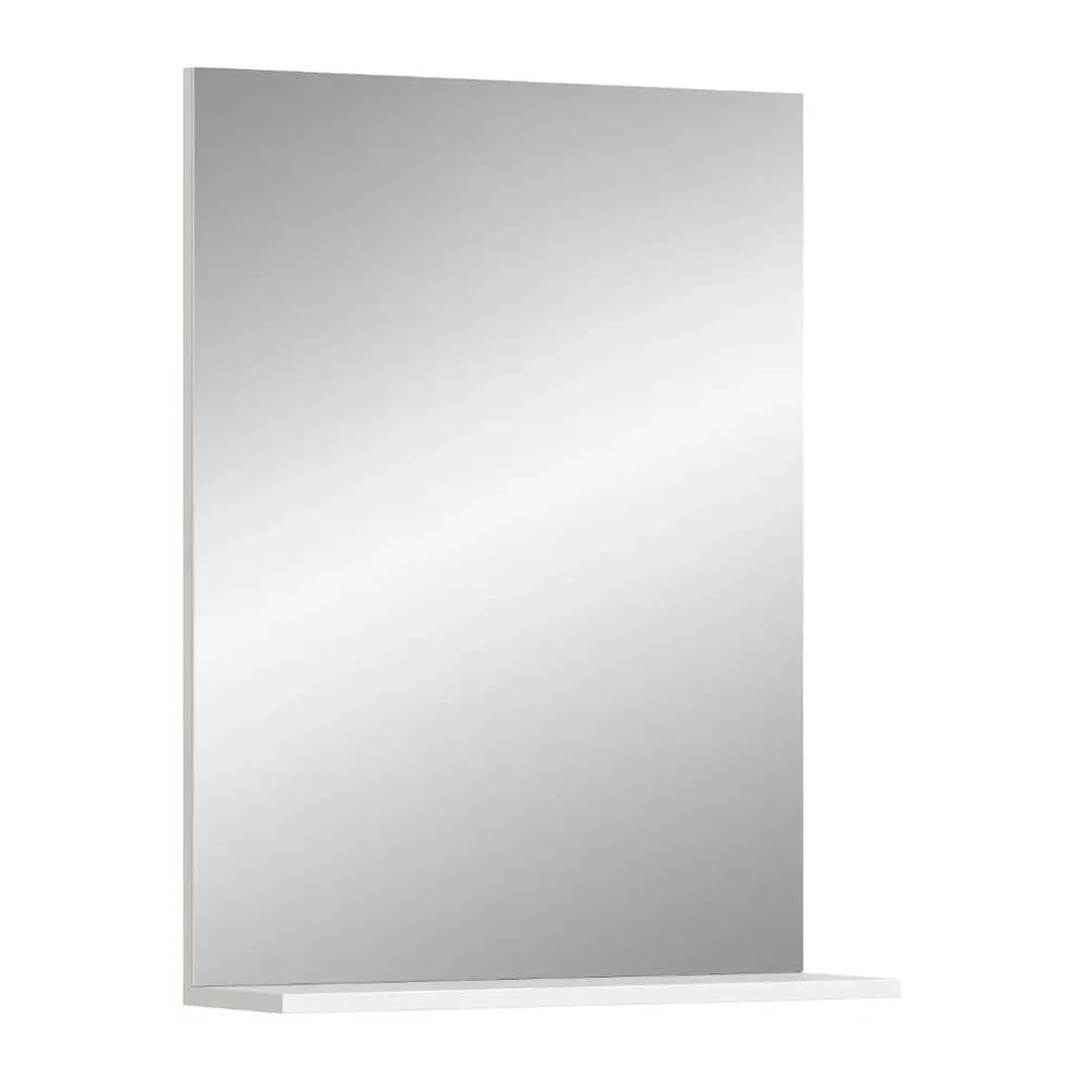 xonox.home Spiegel, Weiß Hochglanz Melamin Modern 60x79x18 cm weiß
