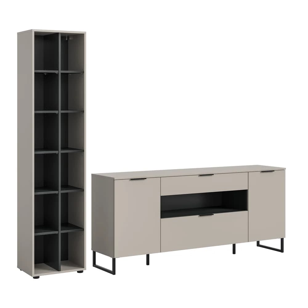 xonox.home Regal Noida Regal N8 System Kaschmir Dekor., 2-tlg.