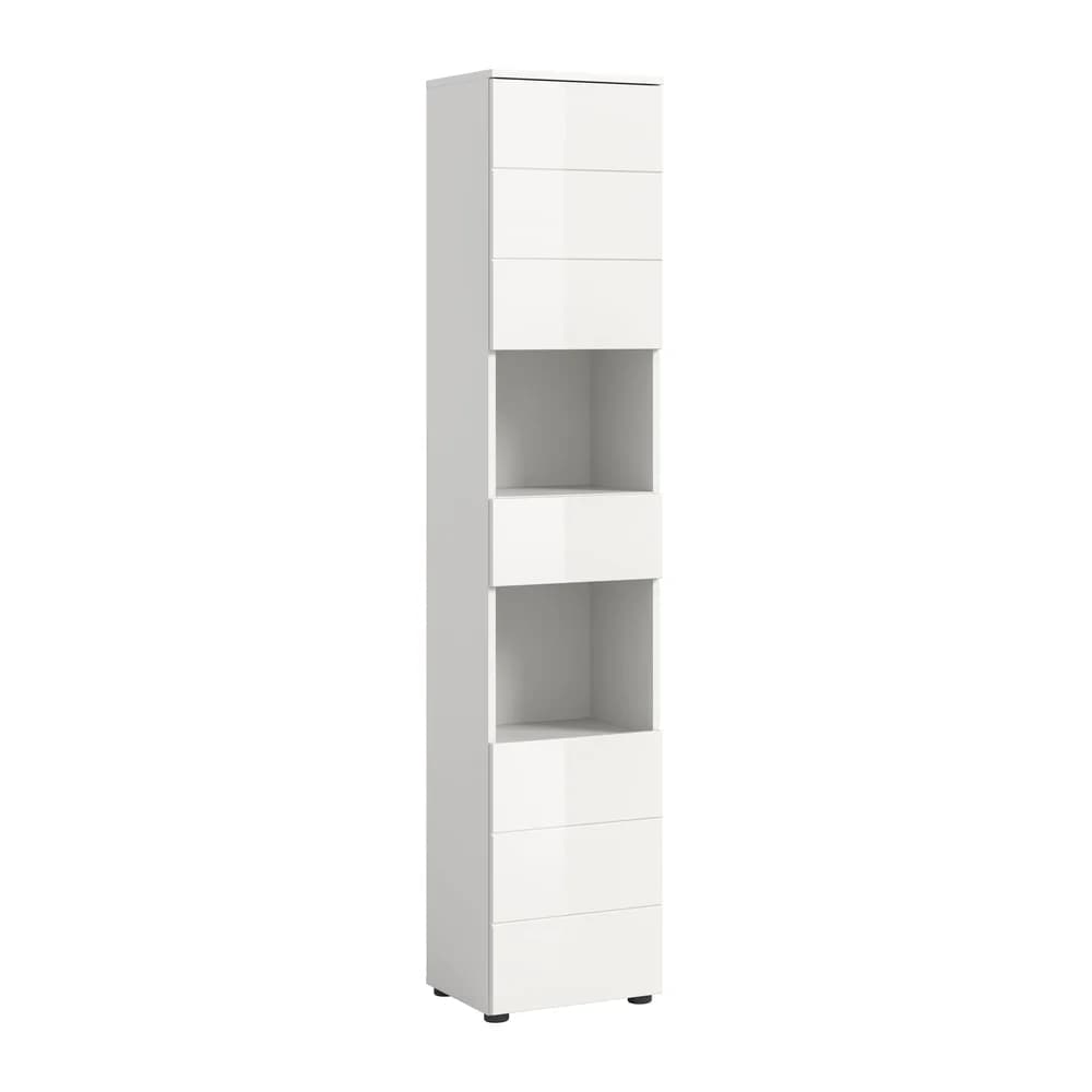 Hochschrank Vira ca. 38x190x34 cm Weiß