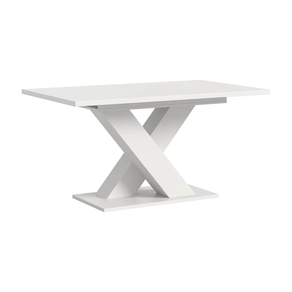 Esstisch ausziehbar ¦ weiß ¦ Maße (cm): B: 150 H: 76