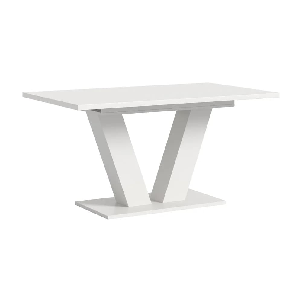 Esstisch ausziehbar ¦ weiß ¦ Maße (cm): B: 150 H: 76