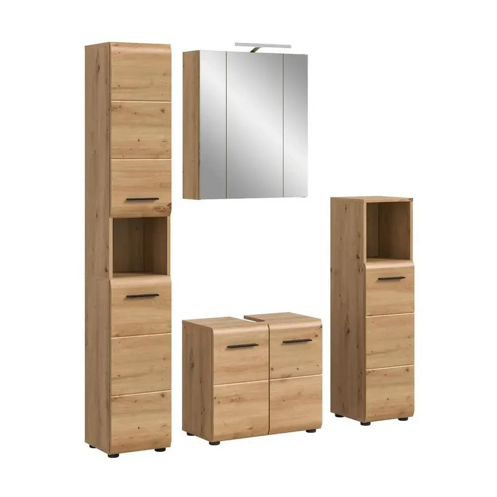 Ebuy24 Ice Badmöbelset I49 Eiche Dekor.