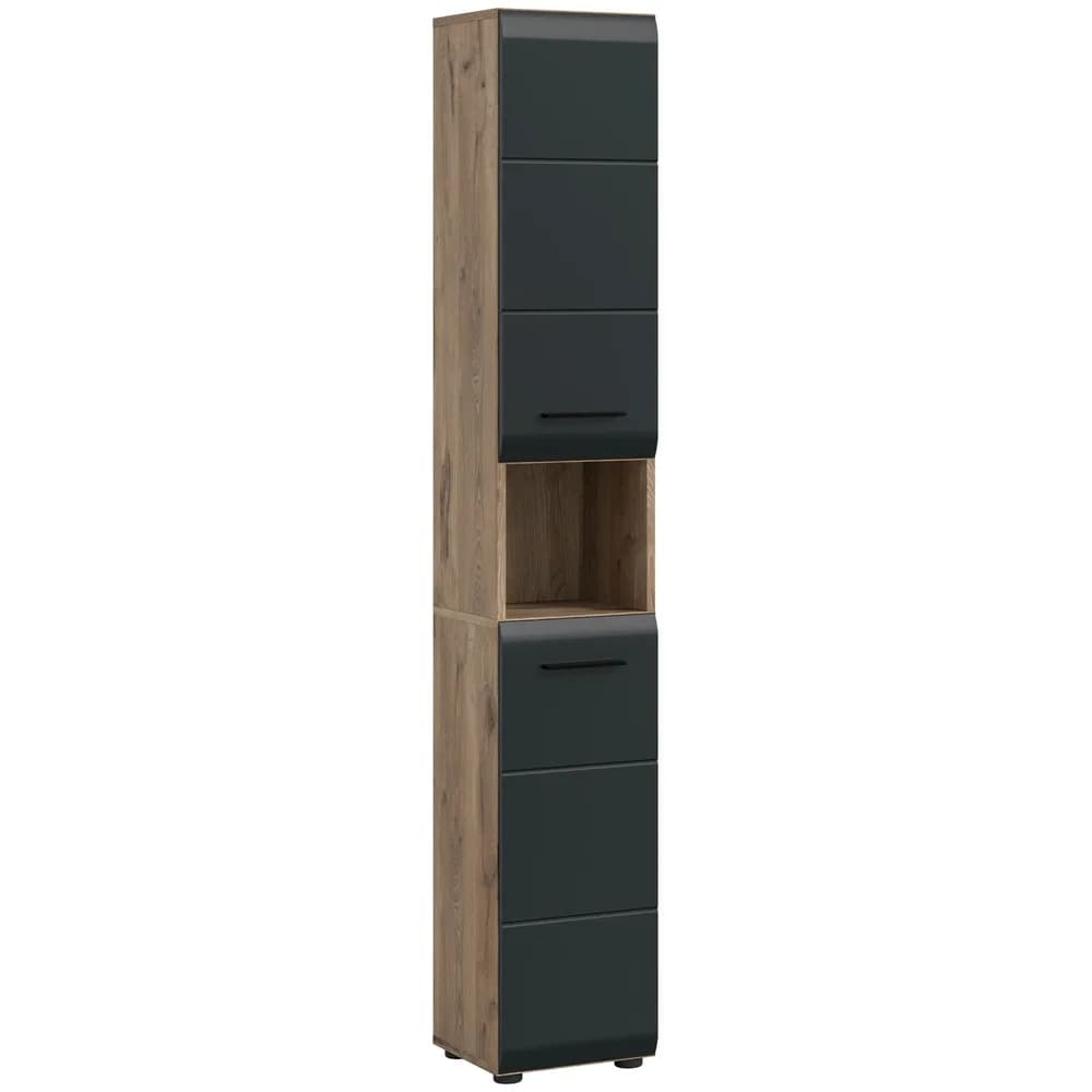 Hochschrank ¦ holzfarben ¦ Maße (cm): B: 30 H: 185