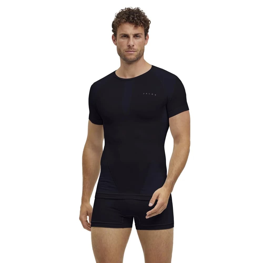 FALKE Warm T-Shirt Herren 3000 - black L