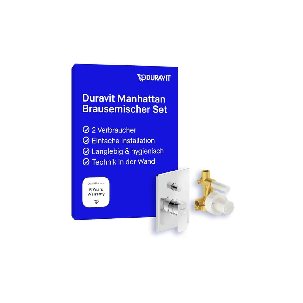 DURAVIT MH4210008010 Manhattan 1H.mi Upu. Set Verbr.: 2