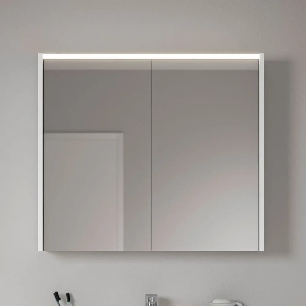 Duravit D-Code Spiegelschrank mit LED Beleuchtung Türen 2, DC7106018180000
