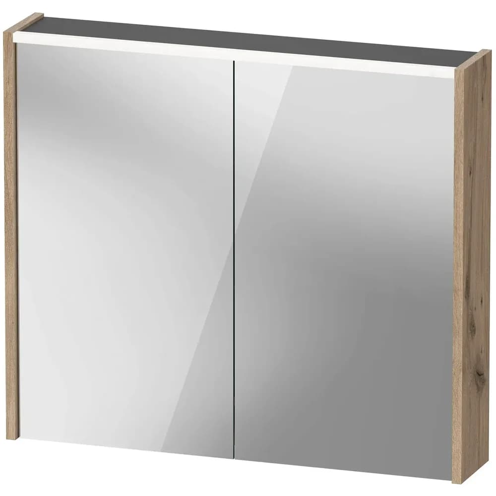 Duravit D-Code Spiegelschrank mit LED Beleuchtung Türen 2, DC7106055550000