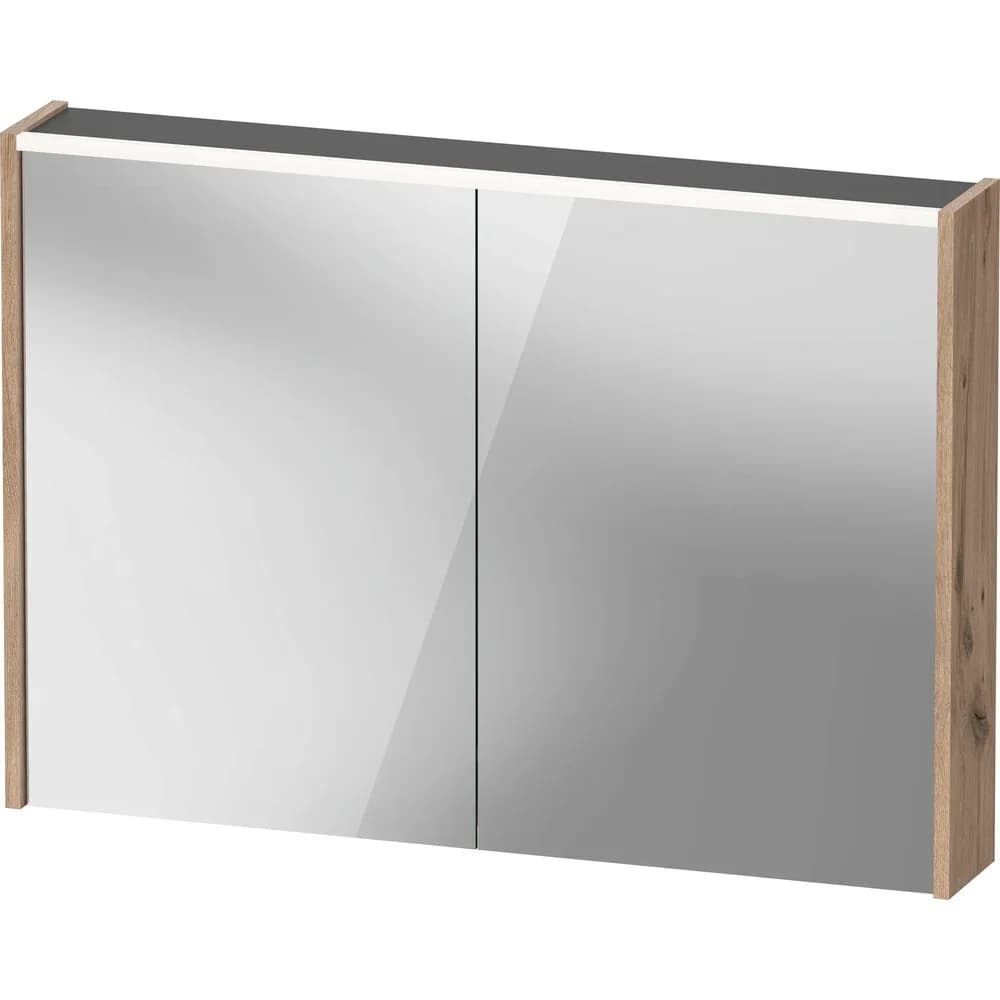 Duravit D-Code Spiegelschrank mit LED Beleuchtung Türen 2, DC7107055552000