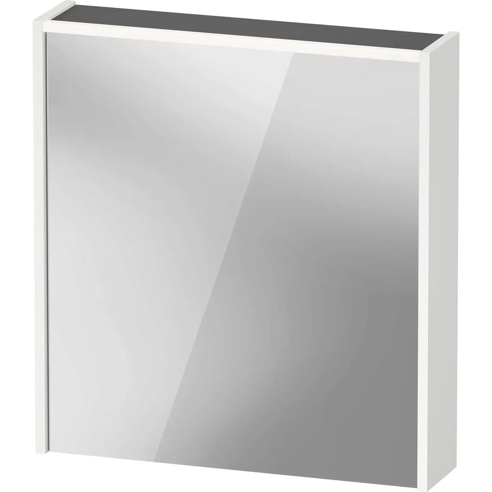 Duravit D-Code Spiegelschrank mit LED Beleuchtung 1 Tür, Türanschlag rechts DC7105R18182000