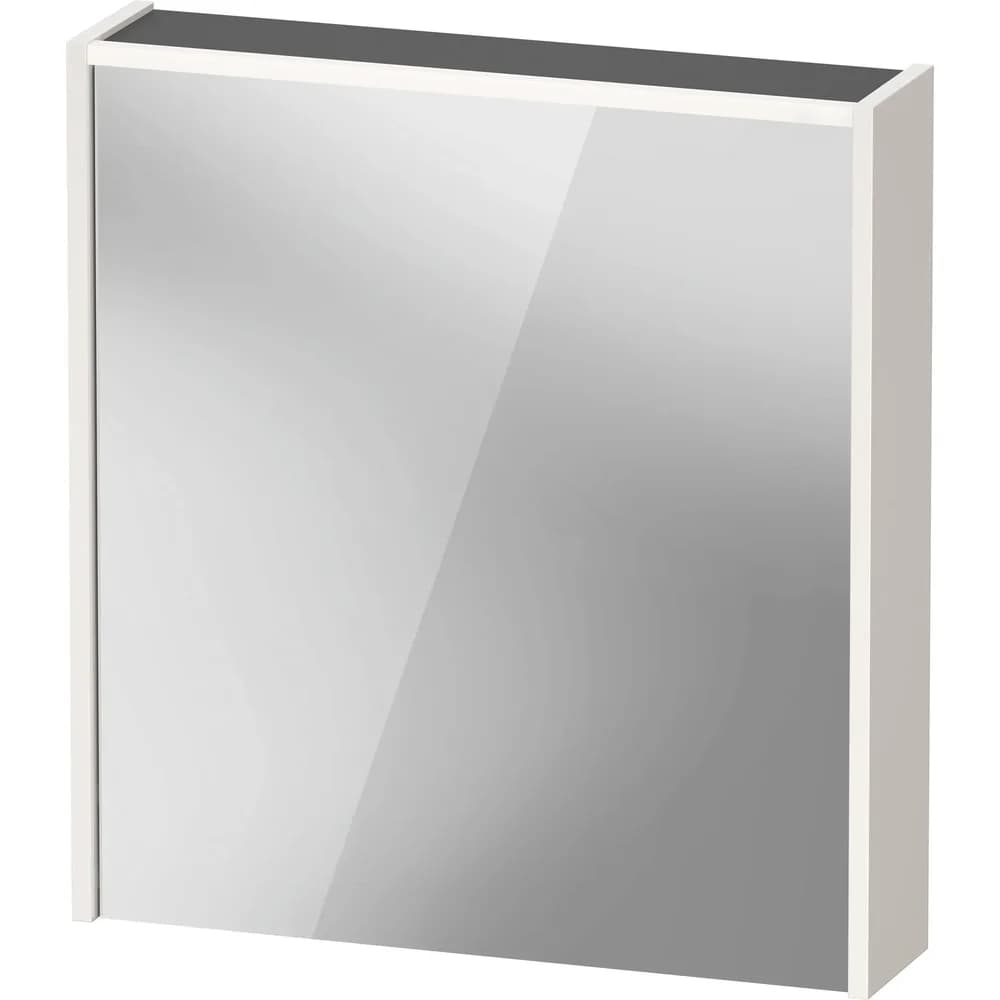 Duravit D-Code Spiegelschrank mit LED Beleuchtung 1 Tür, Türanschlag links DC7105L22220000