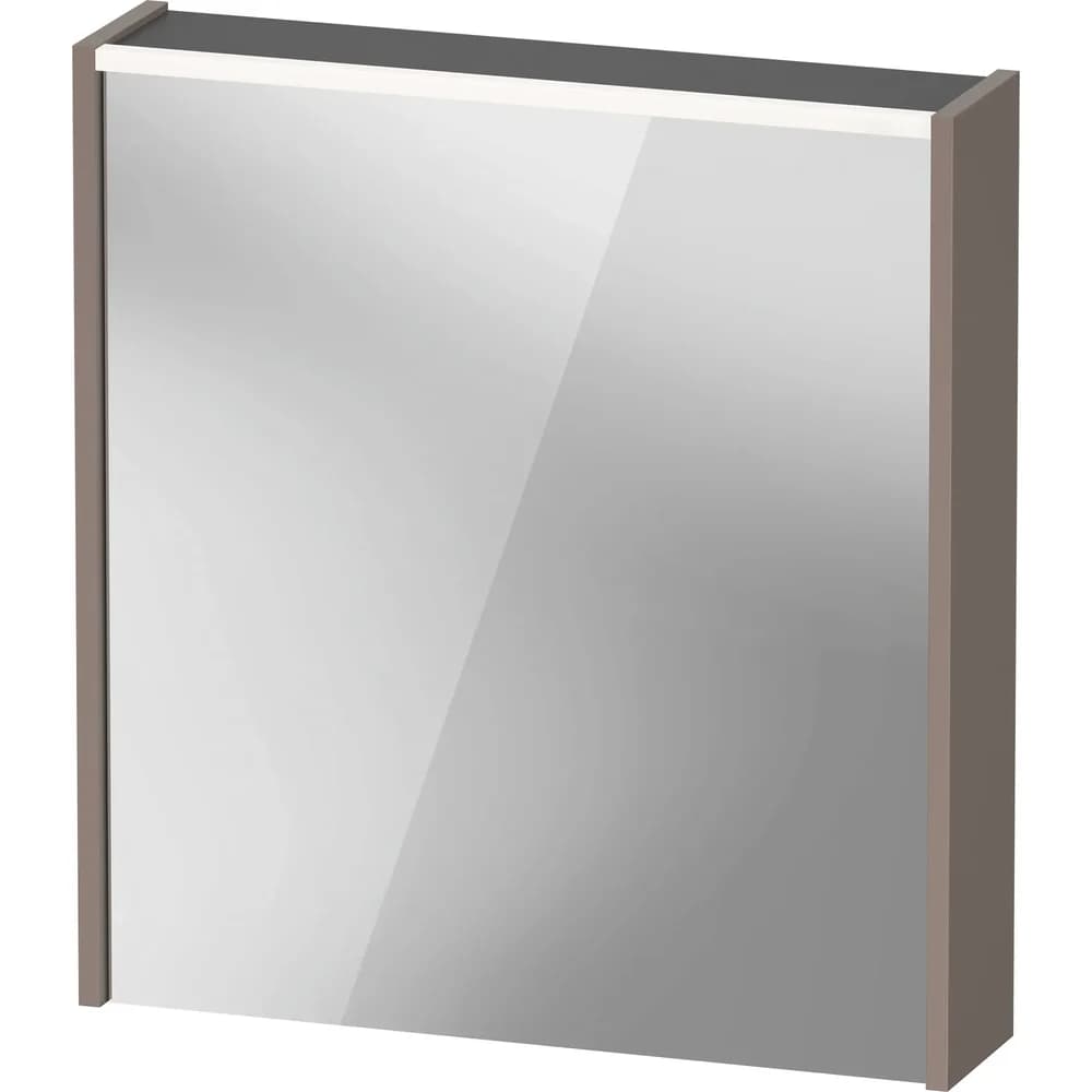 Duravit D-Code Spiegelschrank mit LED Beleuchtung 1 Tür, Türanschlag rechts DC7105R43432000