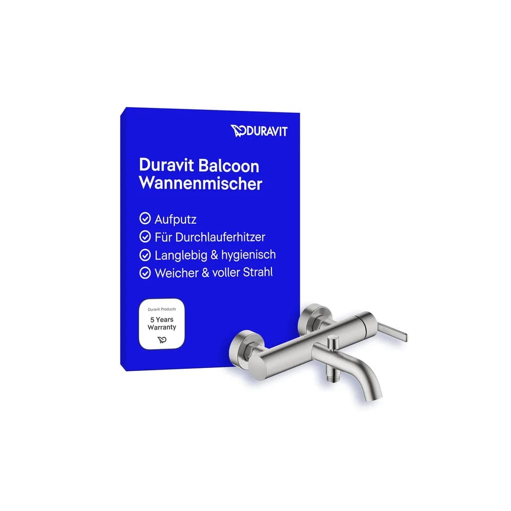 Duravit Balcoon Wannenarmatur , Aufputz BA5230000070