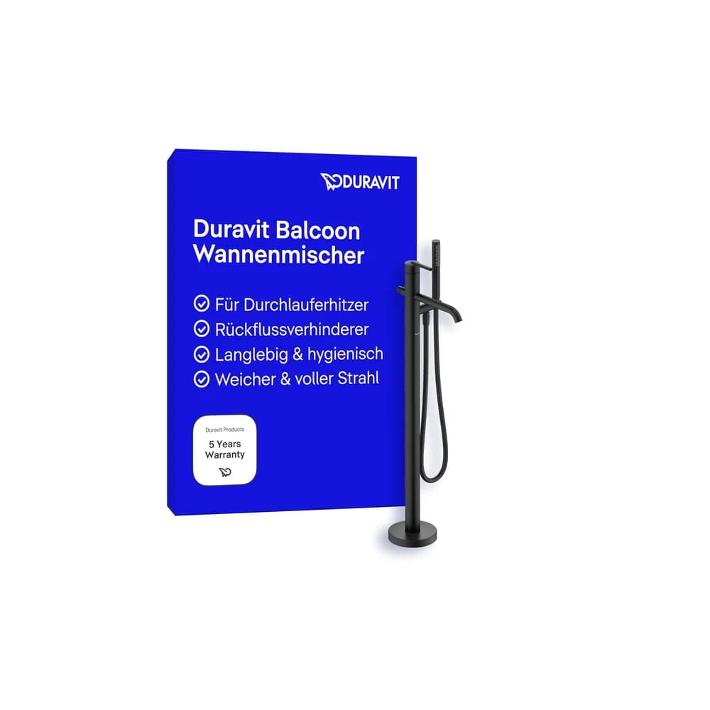 Duravit Balcoon Wannenarmatur bodenst. BA5250000046