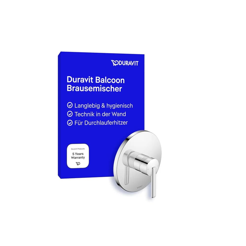 Duravit Balcoon Einhebel-Brausemischer, Unterputz BA4210010010